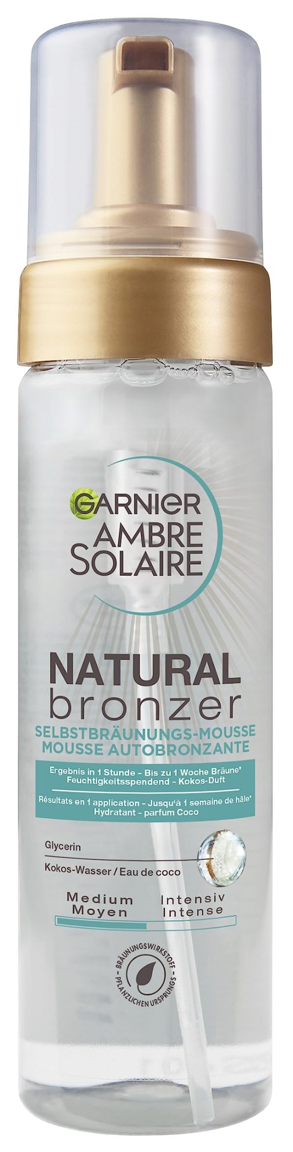 Garnier Espuma Autobronceadora, Autobronceado Nutritivo para un Bronceado Natural y sin Manchas, Ambre Solaire Bronceador Natural, 1 x 200 ml Online now