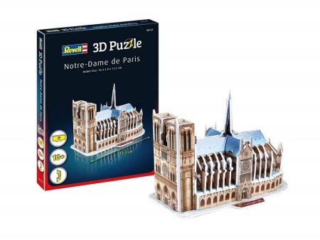 Revell 3D Puzzle- Catedral de Notre Dame, el corazón de París Descubre el Mundo en 3D, diversión para jóvenes y Mayores, Color Coloreado Embalaje Deteriorado Cheap