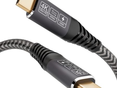 CAKOBLE Cable USB C a USB C 20 Gbps, USB 3.2 Gen2 × 2 Cable Tipo C, 100W 20V 5A Cable USB C Carga Rapida, 4K @ 60Hz Para Teléfonos Móviles, Tabletas, Concentradores, Monitores, Dispositivos USB C 0.5M Embalaje Deteriorado Fashion