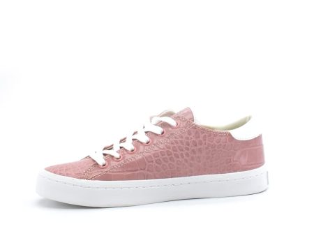 Zapatillas deportivas Guess FL5ESTPEL12 para mujer de piel sintética en color oro y rosa Cheap