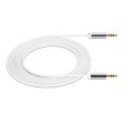 Cable de Audio Sentivus - Conectores de 3,5 mm - 2,00 m - Blanco Embalaje Deteriorado Sale