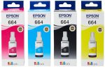 1X Botellas de Tinta Epson EcoTank - Multicolor (Negro) Embalaje Deteriorado Supply