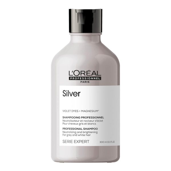 Champú Neutralizador Para pelo gris, blanco o rubio claro, Silver, SERIE EXPERT, 300ml Embalaje Deteriorado Online Sale