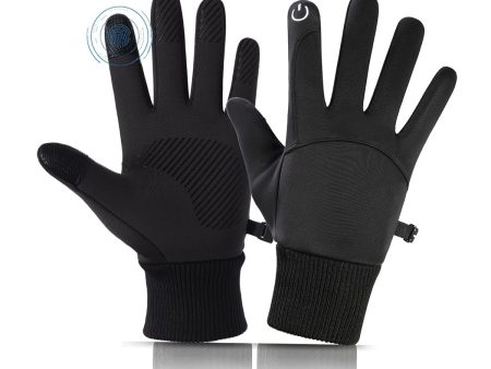 Guantes de Invierno LSYTQRW para Pantalla táctil Hombres Mujeres Resistente al Agua A Prueba de Viento Cálido para Correr Ciclismo Montar Senderismo Gris XL Hot on Sale