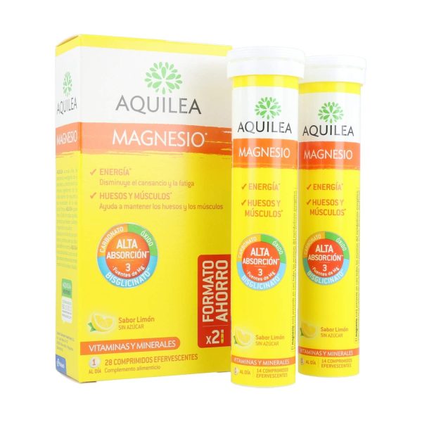 Aquilea Magnesio 28 tabletas efervescentes Embalaje Deteriorado (Cad: 31 03 2024) For Discount