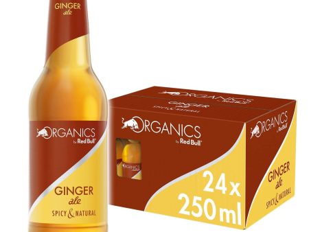 Red Bull, Organics by Red Bull, Ginger Ale - 24 botellas de 250ml - Total 6.000ml Sale