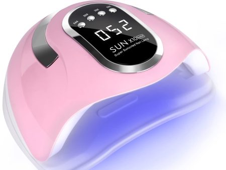 ZOESCI Lámpara Secador de Uñas 180W,66 LEDS UV Gel Esmalte de Uñas Curado Luz Máquina,4 modos de tiempo 10 30 60 99s y Pantalla LED Para Pedicure Nail Art (rosa) Embalaje Deteriorado Hot on Sale