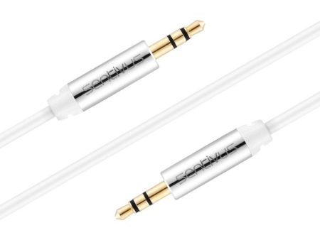 Cable de Audio Sentivus - Conectores de 3,5 mm - 2,00 m - Blanco Embalaje Deteriorado Sale