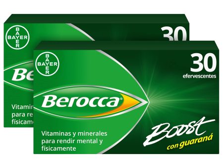 Berocca Boost Complemento Alimenticio para Rendimiento Mental y Físico, 15 Comprimidos Efervescentes Embalaje Deteriorado Supply