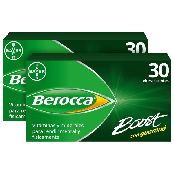 Berocca Boost Complemento Alimenticio para Rendimiento Mental y Físico, 15 Comprimidos Efervescentes Embalaje Deteriorado Supply