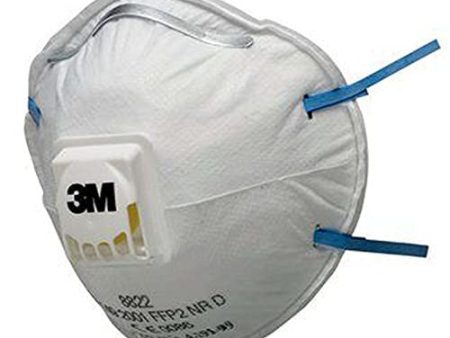 3M 8822 Máscara Desechable, 10 unidades Embalaje Deteriorado (Cad: 19 04 2028) Supply