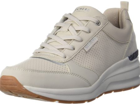 Zapatillas Skechers Billion Subtle Spots para Mujer, Blanco Off White con Detalles de Leopardo, Talla 41 EU Embalaje Deteriorado For Discount