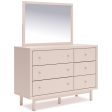 Signature Design by Ashley Wistenpine 6-Drawer Dresser with Mirror B1323-221 B1323-36 Online