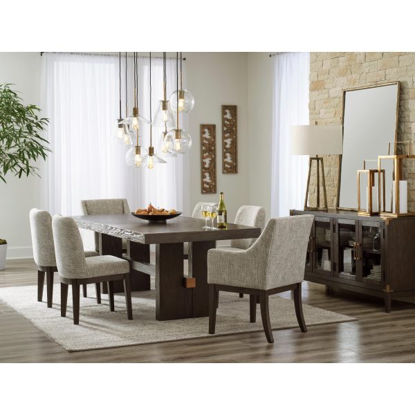 Signature Design by Ashley Burkhaus D984 7 pc Dining Set on Sale