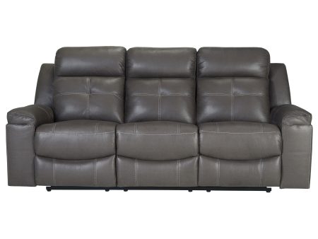 Signature Design by Ashley Jesolo Reclining Fabric Sofa 8670588C For Sale