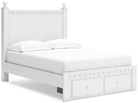 Signature Design by Ashley Mollviney Full Panel Bed with Storage B2540-87 B2540-84S B2540-86 Discount