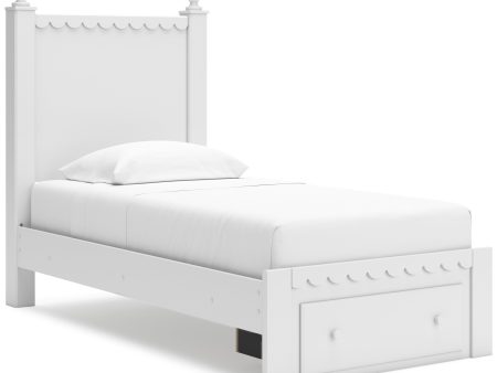 Signature Design by Ashley Mollviney Twin Panel Bed with Storage B2540-53 B2540-52S B2540-83 For Sale