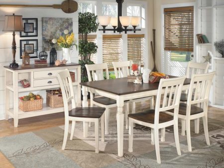 Signature Design by Ashley Whitesburg D583D23 8 pc Dining Set on Sale