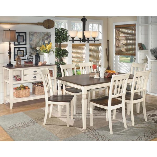 Signature Design by Ashley Whitesburg D583D23 8 pc Dining Set on Sale