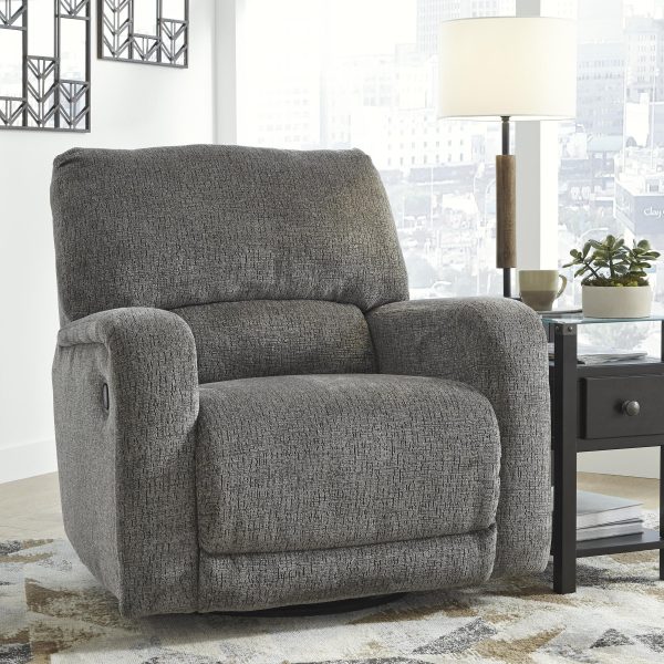 Signature Design by Ashley Wittlich Swivel Glider Fabric Recliner 5690161C Sale