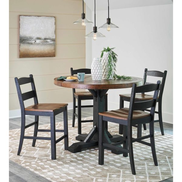 Signature Design by Ashley Valebeck D546D20 5 pc Counter Height Dining Set Fashion