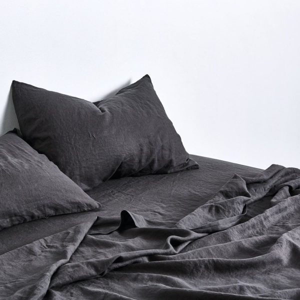 100% Linen Flat Sheet in Kohl on Sale